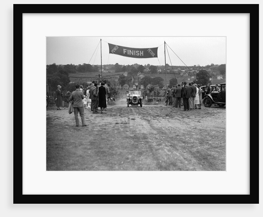 Austin Swallow of Mrs A Stanley at the finish of the Middlesex County AC Hill Climb, c1930 by Bill Brunell
