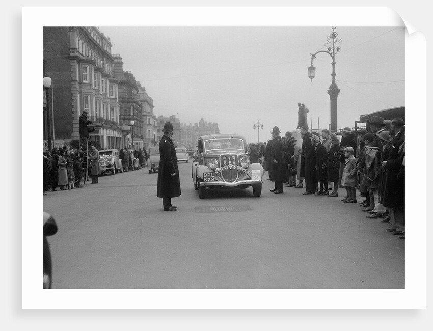 Ford V8 of K Hutchison at the RAC Rally, 1935 by Bill Brunell