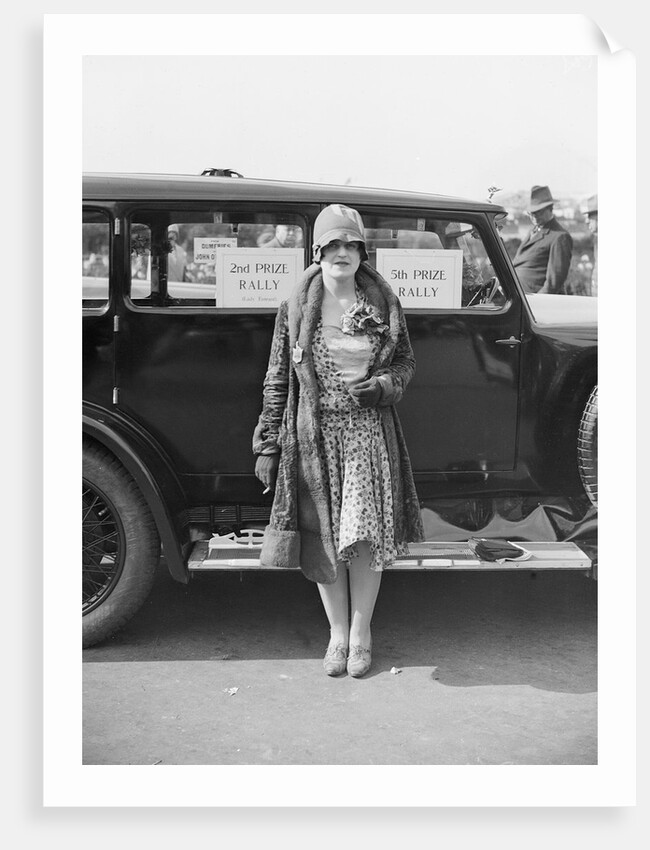 Miss RH Boyle with her Arrol-Aster 17-50 at the Southport Rally, 1928 by Bill Brunell