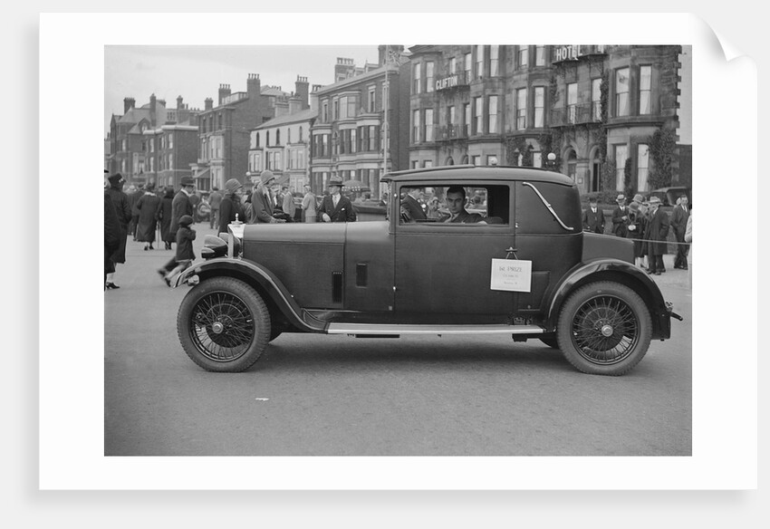 Talbot 14-45 sportsman's coupe of RG Roberts at the Southport Rally, 1928 by Bill Brunell
