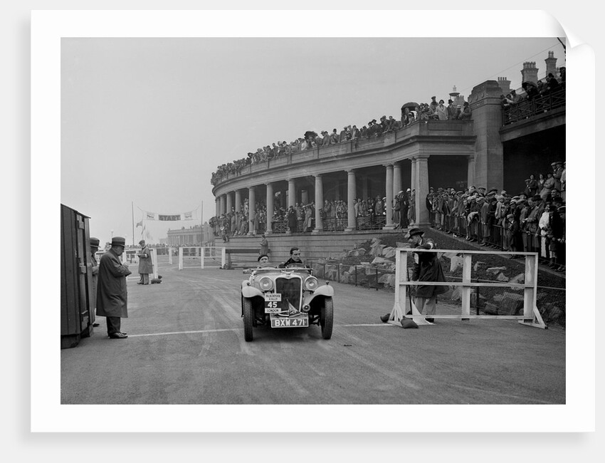 Singer of DE Harris competing in the Blackpool Rally, 1936 by Bill Brunell