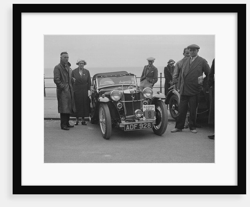MG PA of PA Rippon at the Blackpool Rally, 1936 by Bill Brunell
