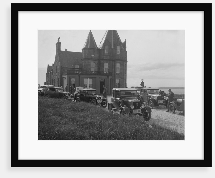 Cars competing in the B&HMC Brighton Motor Rally, John O'Groats, Scotland, 1930 by Bill Brunell