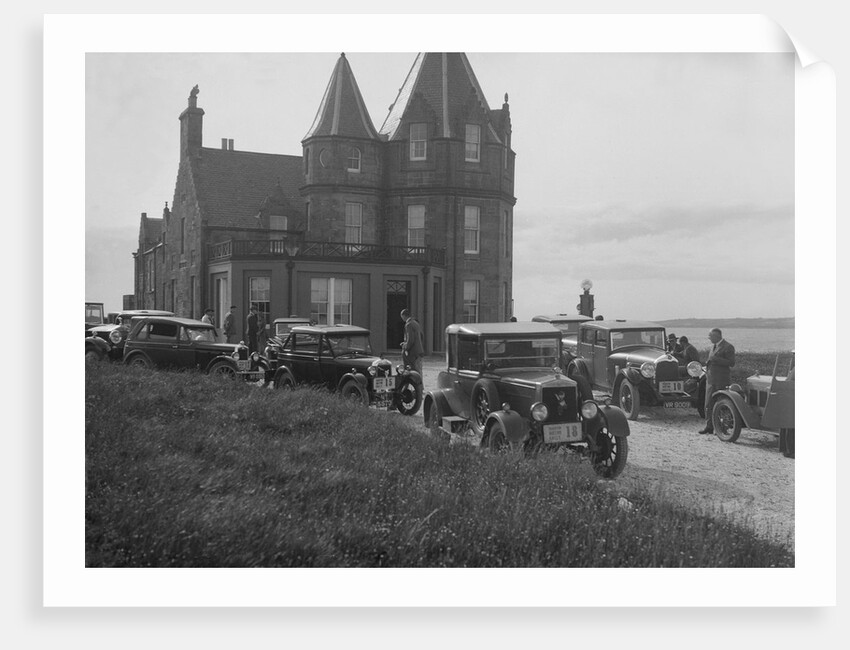 Cars competing in the B&HMC Brighton Motor Rally, John O'Groats, Scotland, 1930 by Bill Brunell