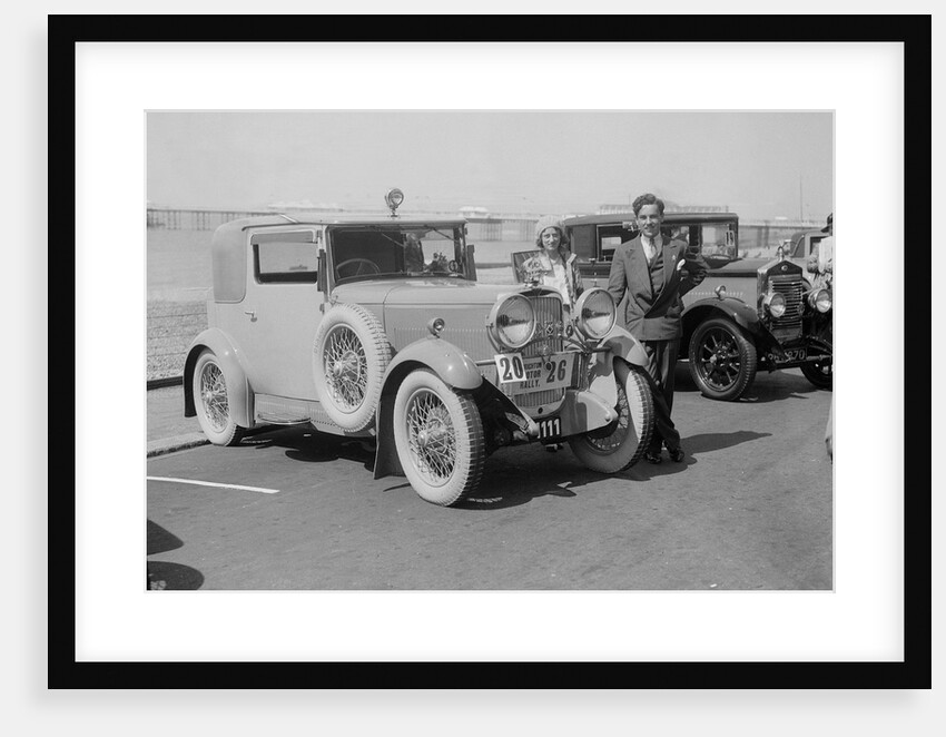 Alvis of Henken Widengren at the B&HMC Brighton Motor Rally, Brighton, Sussex, 1930 by Bill Brunell
