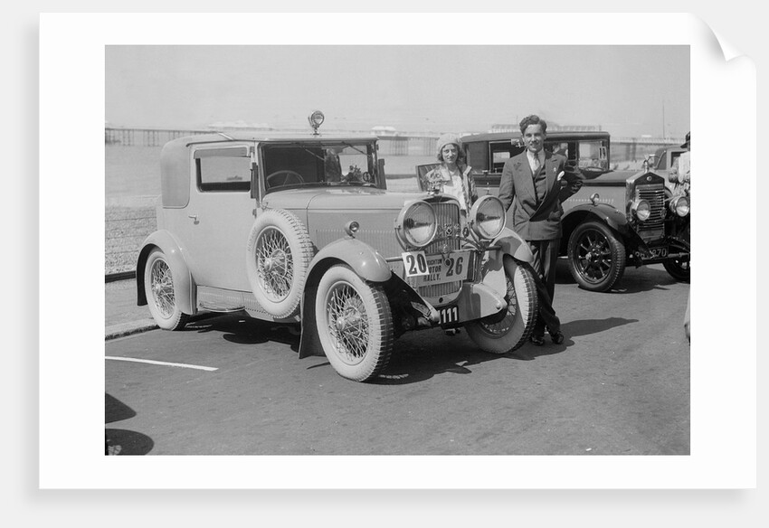 Alvis of Henken Widengren at the B&HMC Brighton Motor Rally, Brighton, Sussex, 1930 by Bill Brunell