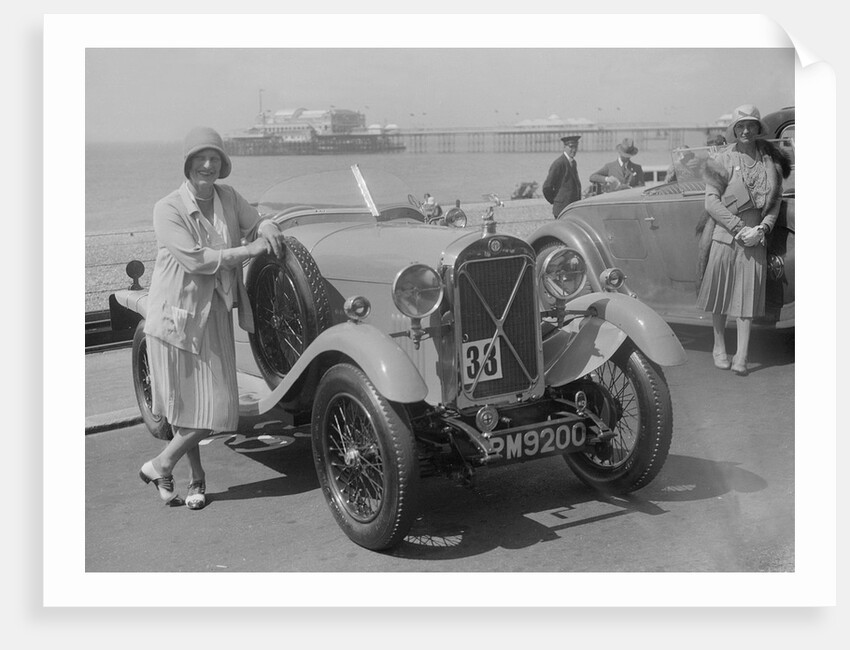 Salmson of Mrs PJM Midgley at the B&HMC Brighton Motor Rally, Brighton, Sussex, 1930 by Bill Brunell