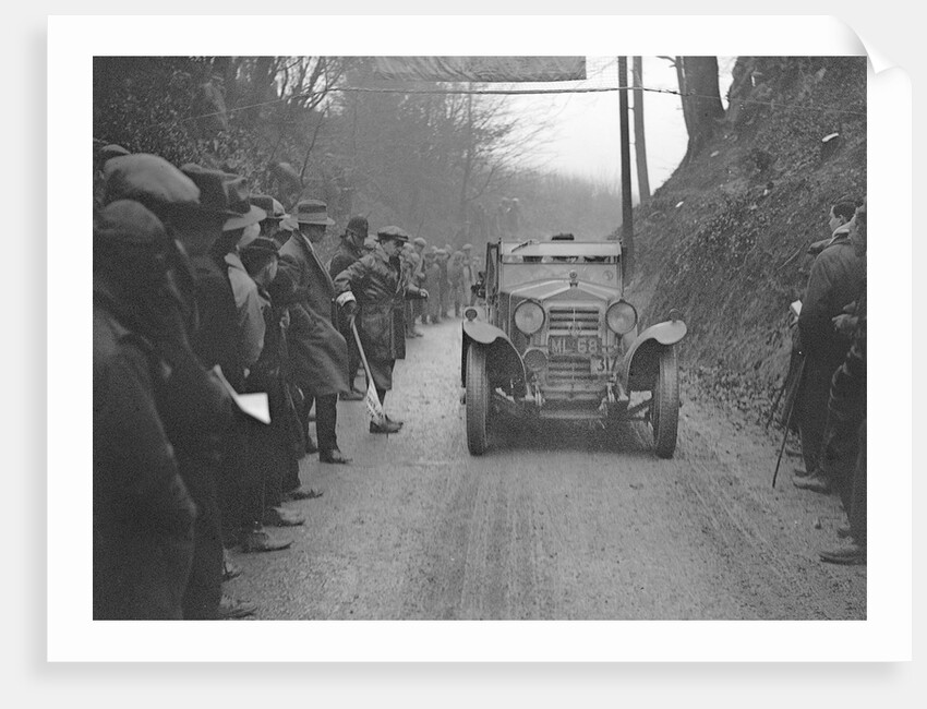 OM open 4-seater of PD Walker competing in the MCC Exeter Trial, 1928 by Bill Brunell
