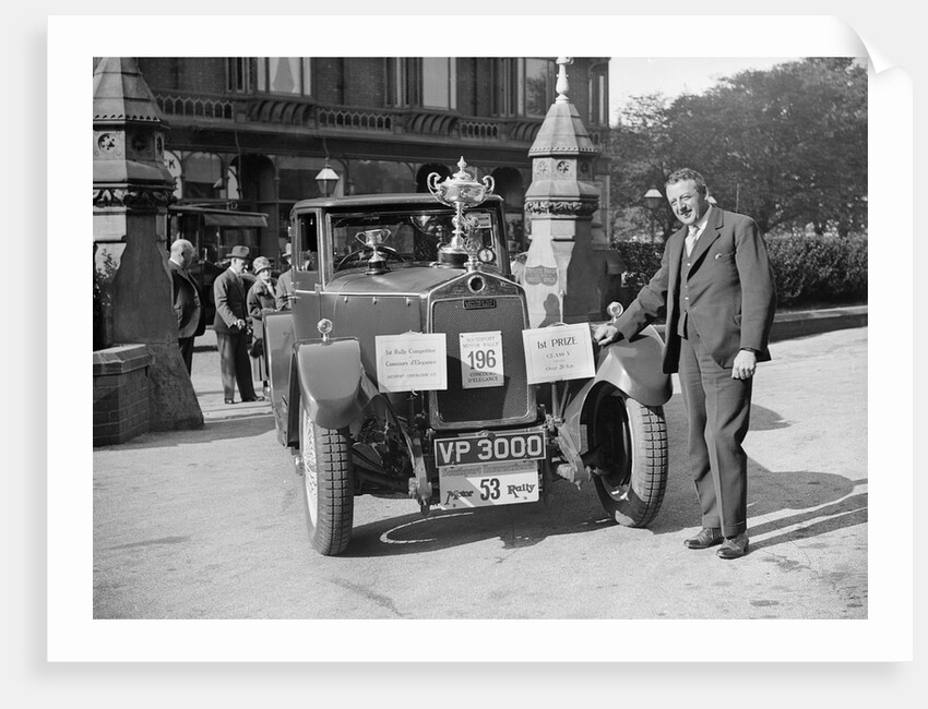 Lanchester Straight Eight of A Millership at the Southport Rally, 1928 by Bill Brunell