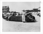 Henry Segrave with the Golden Arrow, Daytona Beach, Florida, USA, 1929 by Unknown