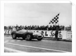Ken Wharton in a Jaguar D Type, Rheims 12 Hours Race, France, 3rd July 1954 by Unknown