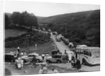 Crowded road at Dartmeet, Devon, c1951 by Unknown