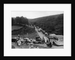 Crowded road at Dartmeet, Devon, c1951 by Unknown