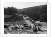 Crowded road at Dartmeet, Devon, c1951 by Unknown