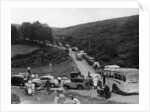 Crowded road at Dartmeet, Devon, c1951 by Unknown
