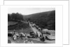 Crowded road at Dartmeet, Devon, c1951 by Unknown