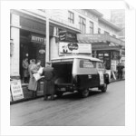 1958 Bedford CA van delivering the Evening Standard, London, 1958 by Unknown