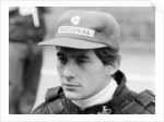 Ayrton Senna at the British Grand Prix, 1985 by Unknown