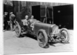 Henry Segrave in an 8 cylinder Sunbeam, Isle of Man, 1922 by Unknown