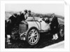 King Albert I of Belgium inspecting a car, c1909-c1913 by Unknown
