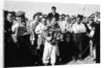 Stirling Moss, winner of the British Grand Prix, Aintree, 1955 by Unknown