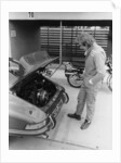 James Hunt with a Porsche, c1972-c1973 by Unknown