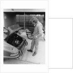 James Hunt with a Porsche, c1972-c1973 by Unknown