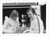 James Hunt with Charles Lucas, c1970 by Unknown
