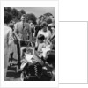 Graham Hill with his family, c1968 by Unknown