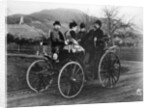 Karl Benz with his wife Bertha in a Benz-Viktoria, 1893 by Unknown
