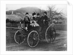 Karl Benz with his wife Bertha in a Benz-Viktoria, 1893 by Unknown