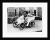 Frank Butler and daughter on a 6hp Panhard by Anonymous