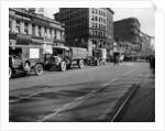 Trucks in Market Street, San Francisco, USA, c1922 by Unknown