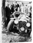 Crash of the Le Mans 24 Hours winner at Spa, Belgium, 1938 by Unknown