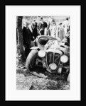Crash of the Le Mans 24 Hours winner at Spa, Belgium, 1938 by Unknown