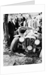 Crash of the Le Mans 24 Hours winner at Spa, Belgium, 1938 by Unknown