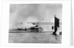 Giulio Foresti's crash at Pendine Sands, Wales, 1927 by Unknown