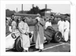 Von Brauchitsch with a 3 litre Mercedes Benz at the Donington Grand Prix, 1938 by Unknown