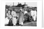 Von Brauchitsch with a 3 litre Mercedes Benz at the Donington Grand Prix, 1938 by Unknown