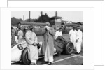 Von Brauchitsch with a 3 litre Mercedes Benz at the Donington Grand Prix, 1938 by Unknown