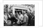 Peter Whitehead being congratulated on his victory with Peter Walker of the Le Mans 24 hours, 1951 by Unknown