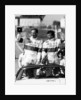 John Watson and Jan Lammers waving at the crowds at Jarama, Spain, 1987 by Unknown