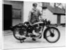 Donald Campbell outside a garage at Headley Grove, Surrey, 1938 by Unknown