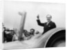 Donald Campbell with the Bluebird CN7 at the Goodwood trials, July 1960 by Unknown