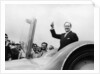 Donald Campbell with the Bluebird CN7 at the Goodwood trials, July 1960 by Unknown