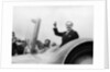 Donald Campbell with the Bluebird CN7 at the Goodwood trials, July 1960 by Unknown
