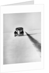 A Ford Lincoln on the Bonneville Salt Flats, Utah, 1935 by Unknown