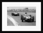 Graham Hill and Jack Brabham racing in the XI British Grand Prix, Silverstone, July 1958 by Unknown