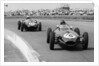 Graham Hill and Jack Brabham racing in the XI British Grand Prix, Silverstone, July 1958 by Unknown