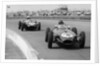 Graham Hill and Jack Brabham racing in the XI British Grand Prix, Silverstone, July 1958 by Unknown